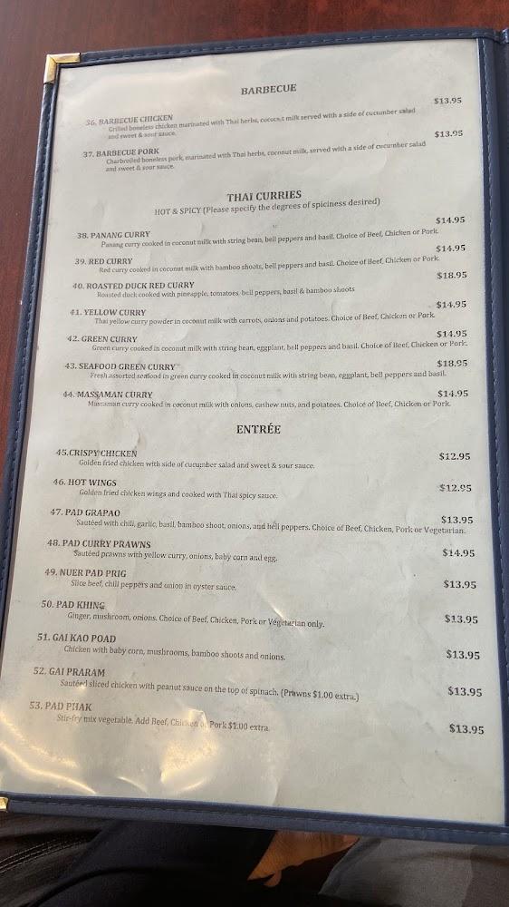 Thai Cuisine Crispy Chicken