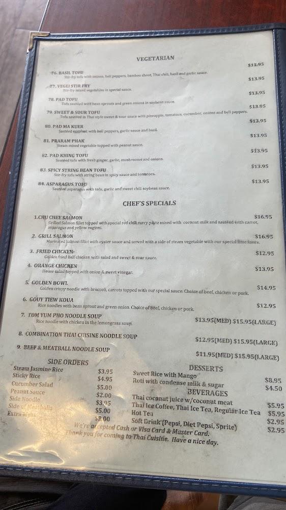 Thai Cuisine Hot Wings